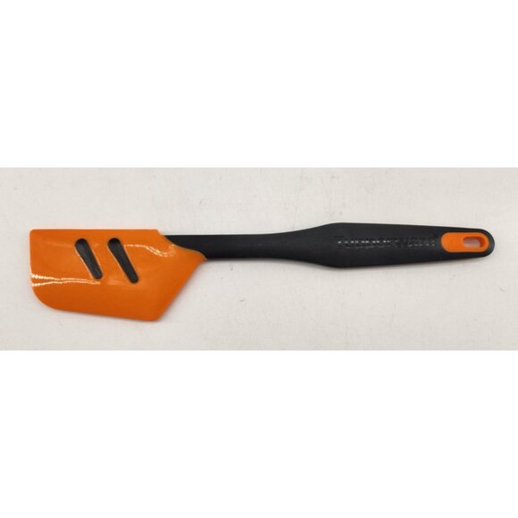 Tupperware KPT Silicone Spatula Scraper Spreader Orange Black - Picture 1 of 7